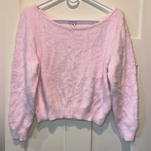 Victorias Secret Adorable Baby Pink Cropped Sweater - Size M